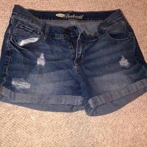 Denim shorts